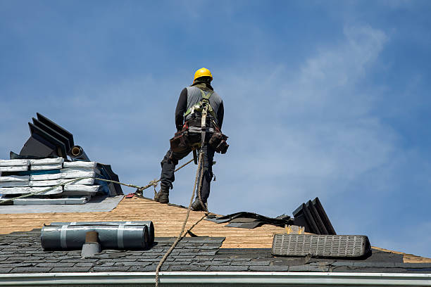 Professional Roof Replacement technician working in Bastian, VA